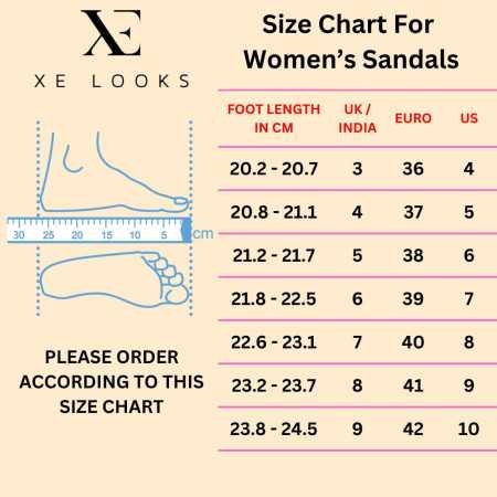 XE Looks slip-on sandals for women