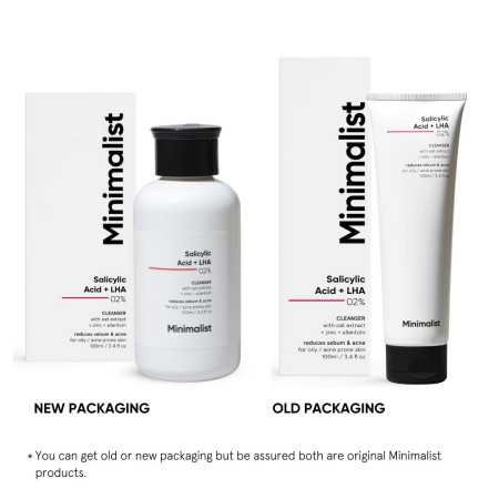 Minimalist 2% Salicylic Acid Face Wash For Oily Skin | Sulphate free, Anti Acne Face Cleanser With LHA & Zinc For Acne or