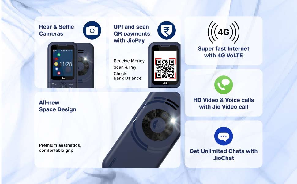 JioPhone Prima - Blue