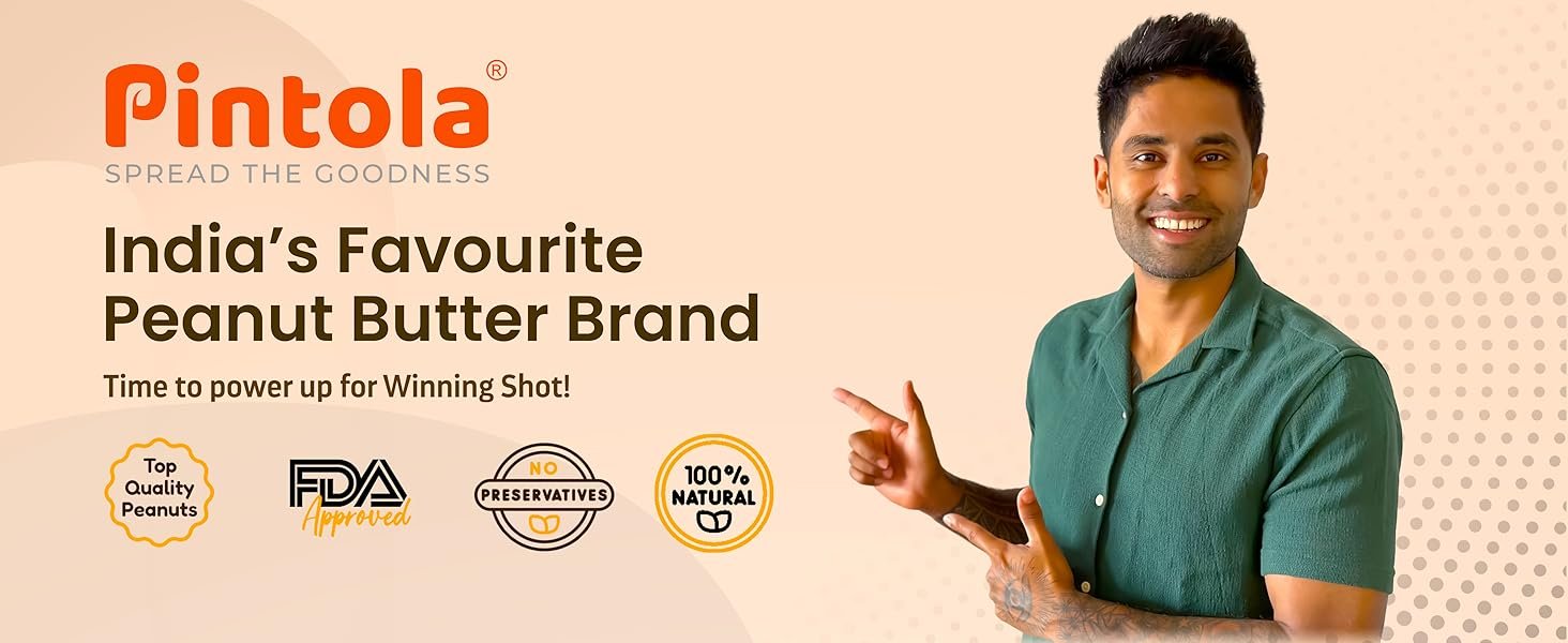 Pintola All Natural Unsweetened Peanut Butter Vegan Gluten free no preservative chocolate flavour