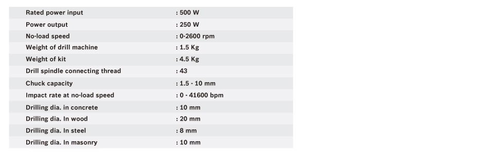 GSB, GSB500RE, Accessories, accessories, Bosch, bosch, powertools,