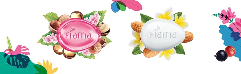 Celebration pack, fiama, soap, gel bar, bathing, soft, happy, nourished, skin, bathing bar