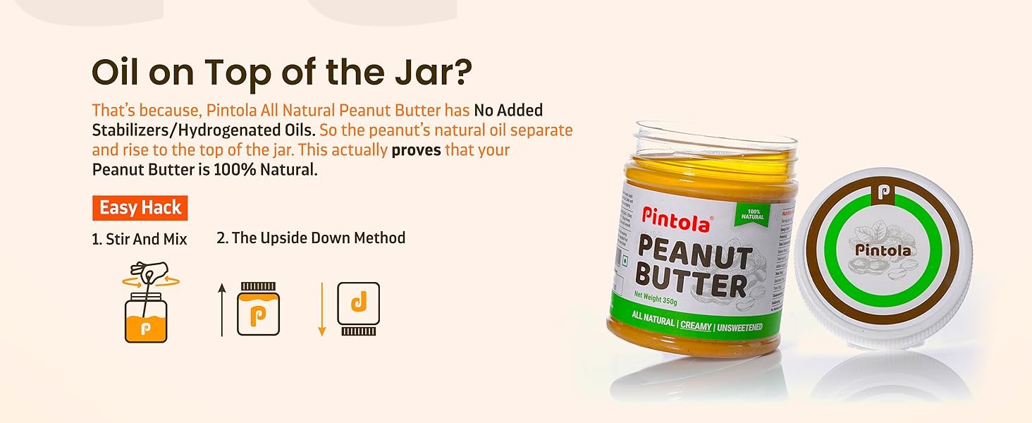 Pintola All Natural Unsweetened Peanut Butter Vegan Gluten free no preservative chocolate flavour