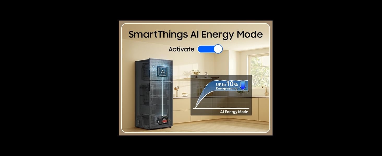 Samsung Bespoke AI Double Door Refrigerator AI Energy Mode