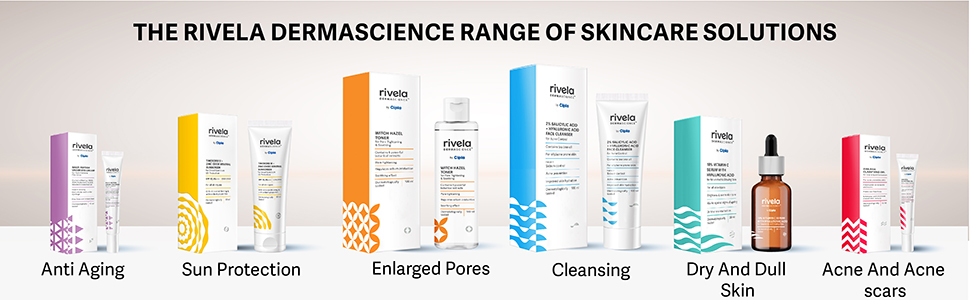 Product Range - Anti- aging, Sun protection, Enlarged Pores, Dry & Dull Skin, Acne &amp; Acne Scars