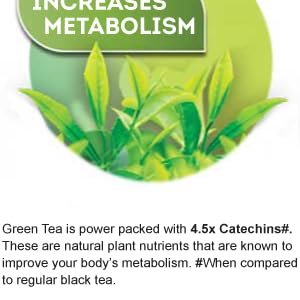 Lipton Honey Lemon Green Tea Bags 100 pcs, All Natural Flavour, Zero Calories