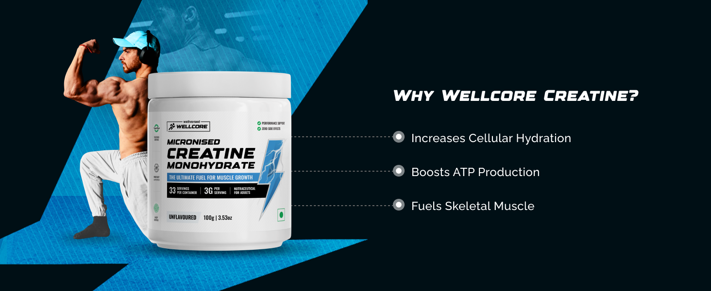 Micronised creatine