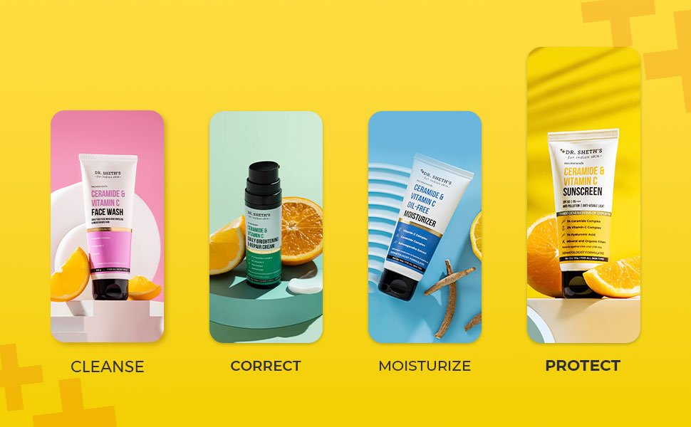 Ceramide Vitamin C Sunscreen - Routine