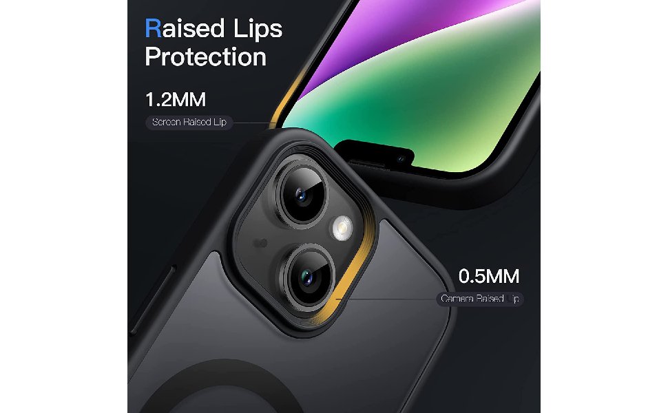 Case Enfl-Magsafe-Case-iP-14-Black