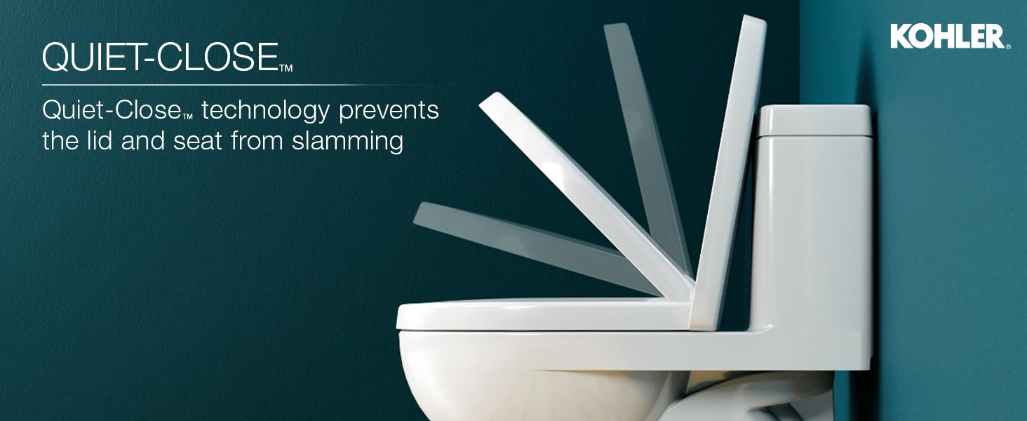 Reach one piece floor mounted toilet commode quiet close seat