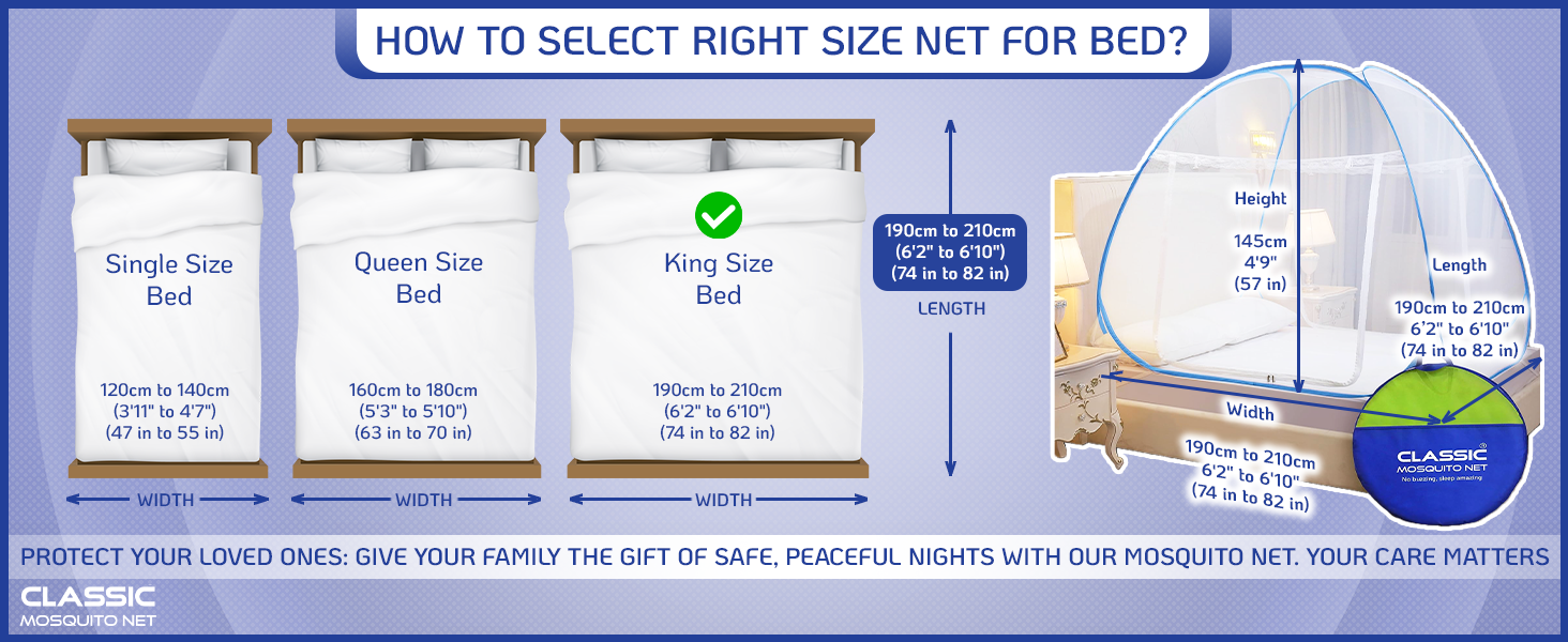 King Size Mosquito net