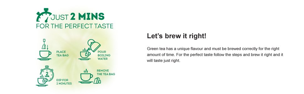 Lipton Honey Lemon Green Tea Bags 100 pcs, All Natural Flavour, Zero Calories