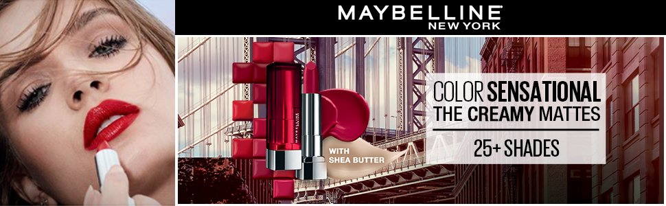 Maybelline New York Color Sensational Creamy Matte Lipstick