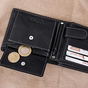 Wallet for men, leather wallet for men, wallets for men, urban forest, urban forest wallet for men