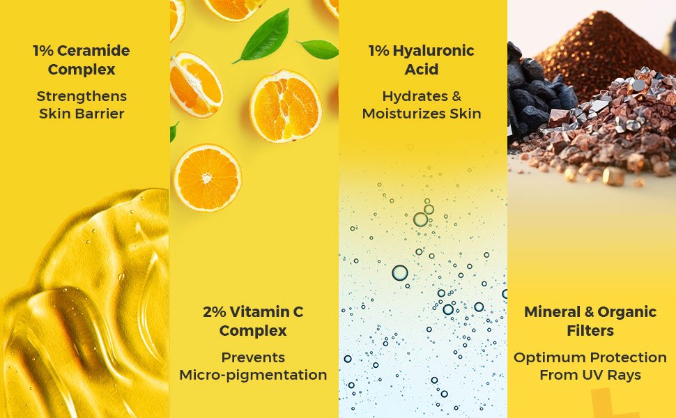Ceramide Vitamin C Sunscreen - Ingredients