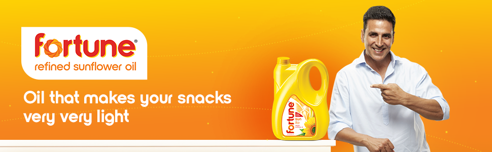 Fortune Refined Sunflower Oil - Oil that makes your snacks very very light