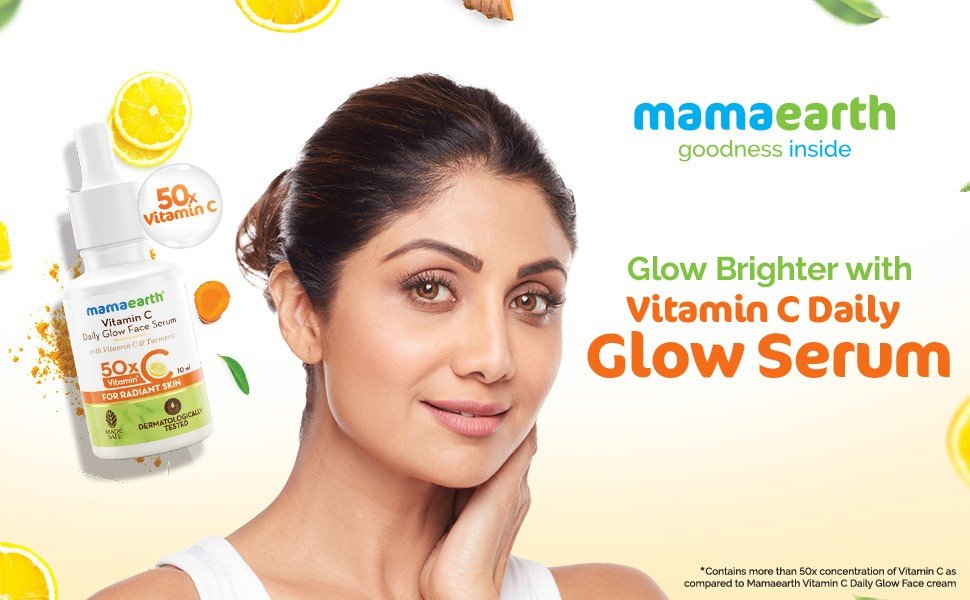 Mamaearth Vitamin C Daily Glow Face Serum for Men & Women