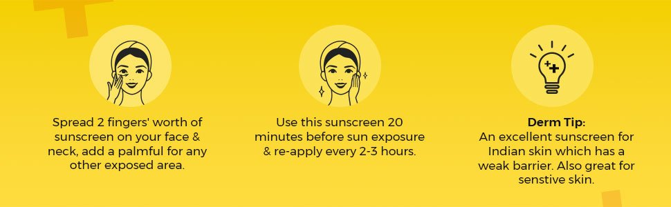 Ceramide Vitamin C Sunscreen - How To Use