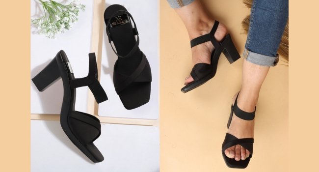Elegant High Heel Design Adjustable Support Straps Comfort Cushioned Insole Sturdy Block Heel