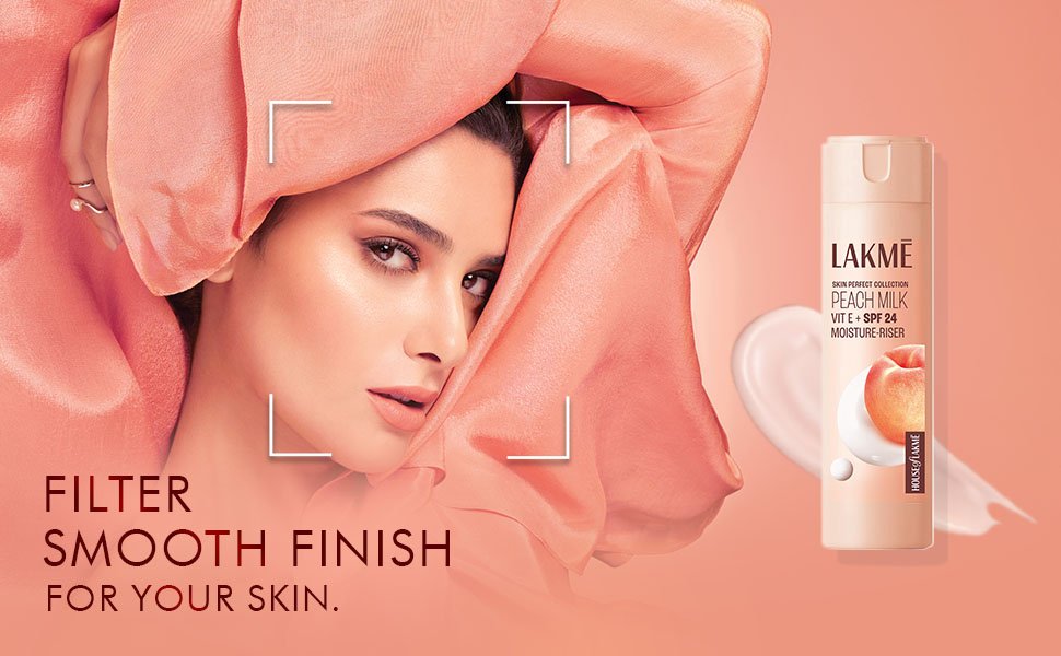 Lakme Peach Milk Moisturizer SPF 24 PA Sunscreen Lotion 120 ml