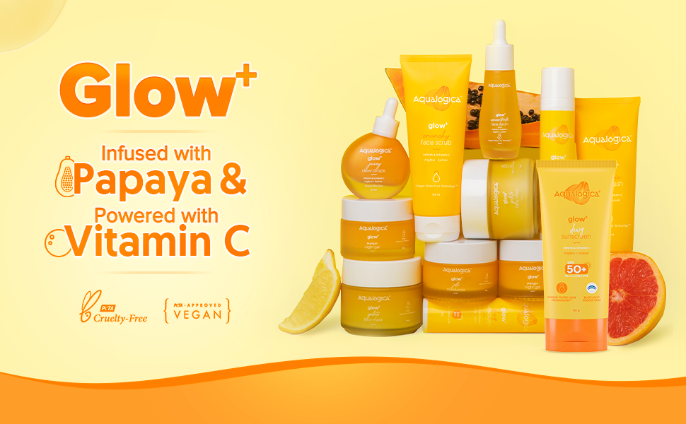 Aqualogica Glow+ Dewy Lightweight & Hydrating Sunscreen with SPF 50+ & PA++++