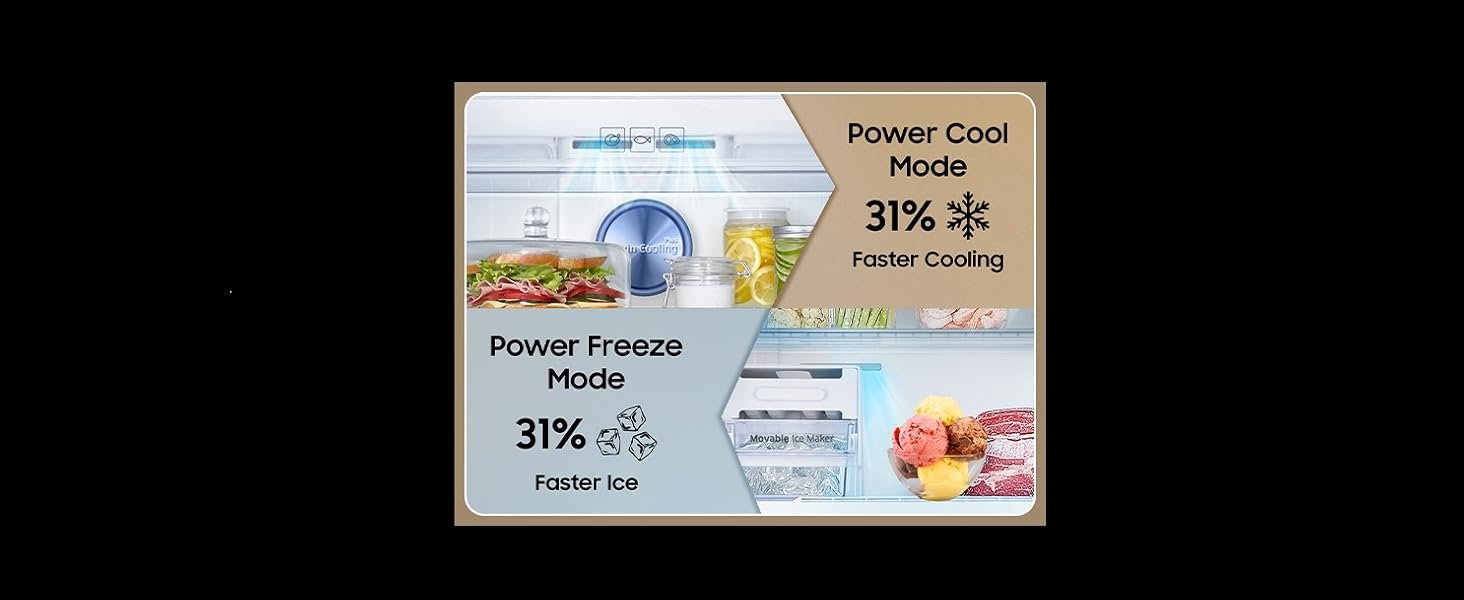 Samsung Power Cool &amp; Power Freeze Refrigerator