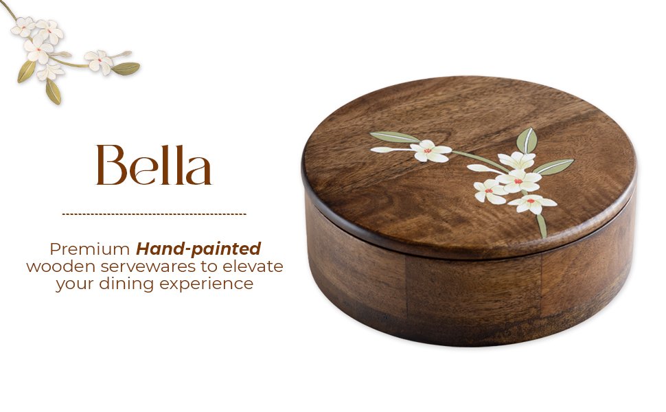 Bella Wooden Roti Box