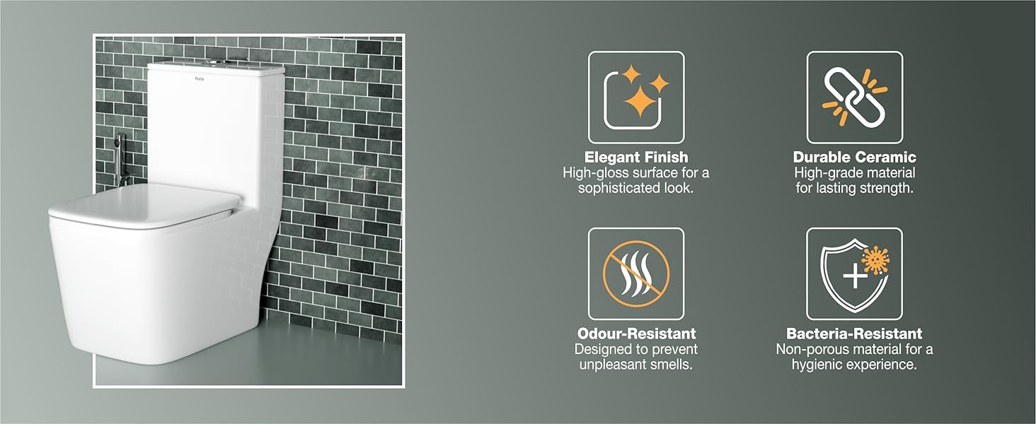 western commode one piece s-trap rimless ceramic white wc english toilet seat soft close cover